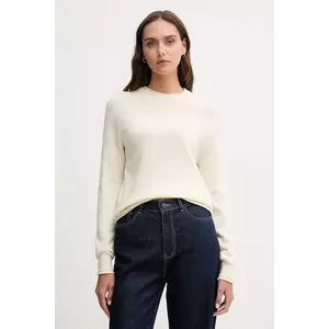 Lacoste pulover de lână culoarea bej, light, AF4160 imagine