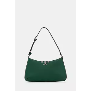 Tory Burch geantă de bumbac Eleanor Soft Slim culoarea verde, 174850.301 imagine