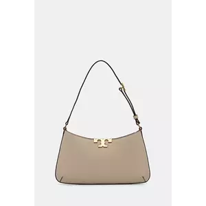 Tory Burch poșetă de piele Eleanor Soft Slim culoarea bej, 174850.250 imagine