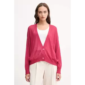 United Colors of Benetton cardigan de lână culoarea roz, light, 109PD6056 imagine