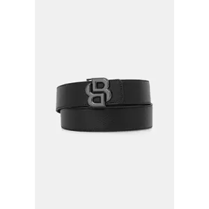 BOSS curea de piele cu două fețe culoarea negru, 50529609 imagine