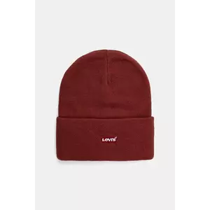 Levi's căciulă copii LAN TONAL EMBROIDERED BEANIE culoarea bordo, 9A8707 imagine