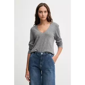 United Colors of Benetton pulover de lână culoarea gri, light, 1002D401Y imagine