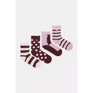 United Colors of Benetton șosete copii 4-pack culoarea roz, 6AO30704E imagine