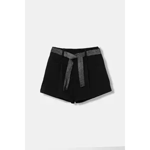 United Colors of Benetton fustă-pantaloni pentru copii culoarea negru, uni, 40ZBC904C imagine