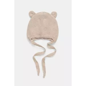 Jamiks căciulă de bebeluș din lână EFRAN culoarea bej, JZI032 imagine