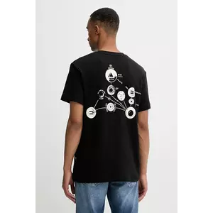 G-Star tricou din bumbac culoarea negru, cu imprimeu, D27721.D976 imagine