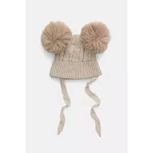 Jamiks căciulă de lână pentru copii PRIMO IIA culoarea bej, JZI026 imagine