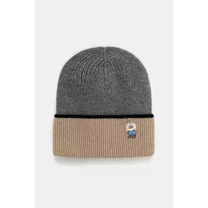 Jamiks căciulă de lână pentru copii POPS culoarea gri, JZI045 imagine