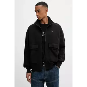 G-Star hanorac de bumbac culoarea negru, uni, D27078.E209 imagine