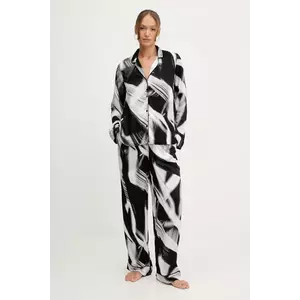 Dkny pijama culoarea negru, YI90070 imagine