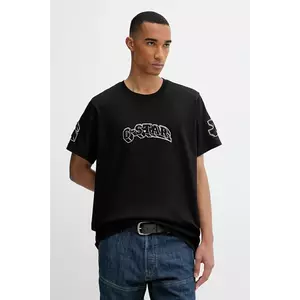 G-Star tricou din bumbac culoarea negru, cu imprimeu, D26843.D709 imagine