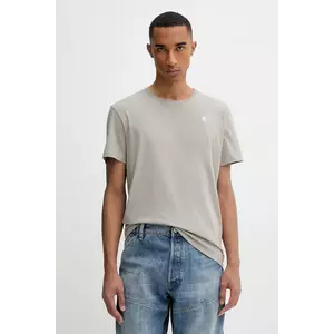 G-Star tricou din bumbac culoarea gri, cu imprimeu, D24449-336 imagine