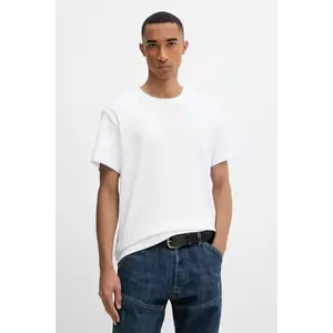 G-Star tricou din bumbac culoarea alb, cu imprimeu, D26821.D976 imagine