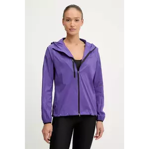 adidas by Stella McCartney jachetă de antrenament culoarea violet, JX9082 imagine