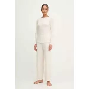 United Colors of Benetton pijama culoarea bej, 3P2Y3P03Y imagine