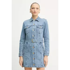 MICHAEL Michael Kors rochie jeans mini, evazați, MF5838VJZD imagine
