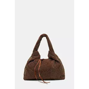 Hoss Intropia geantă de bumbac culoarea maro, 2052040 imagine