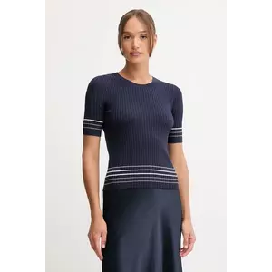 United Colors of Benetton pulover culoarea bleumarin, 1E3RE10EK imagine