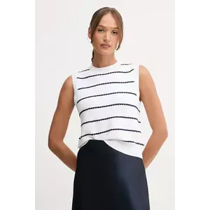 United Colors of Benetton top culoarea alb, 104ME10EC imagine