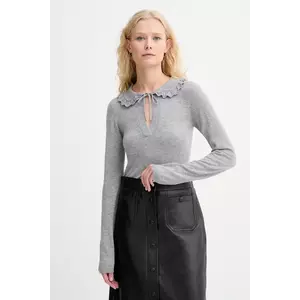 MUNTHE pulover de lână LIVO culoarea gri, light, 253161525373 imagine