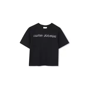 Marc Jacobs tricou de bumbac pentru copii culoarea negru, cu imprimeu, W60644 imagine