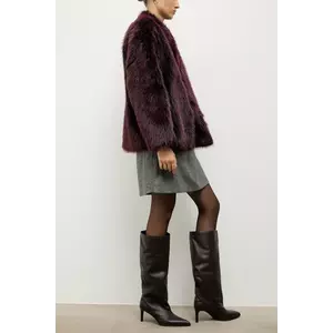 Answear.LAB ghete de piele culoarea bordo, cu toc cui imagine