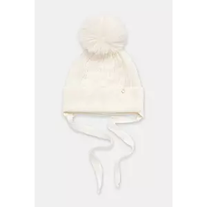 Jamiks căciulă de bebeluș din lână KORINA II culoarea bej, JZI101 imagine