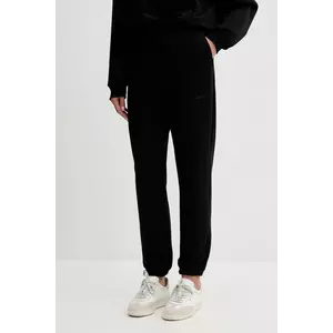 La Mania pantaloni de trening LYN culoarea gri, uni, LYN imagine