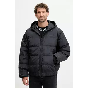 Versace Jeans Couture geacă de puf culoarea negru, de tranziție, oversize, 79GAUD17 CQ22D imagine