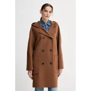 Marc O'Polo palton de lână culoarea maro, 508005171065 imagine