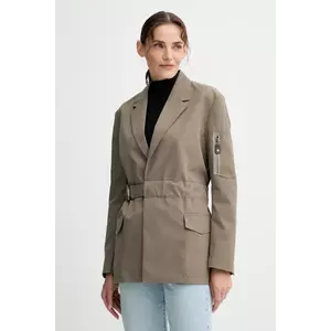 G-Star sacou culoarea verde, un singur rând de nasturi, uni, D26946.D909 imagine