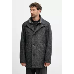 BOSS palton de lână culoarea gri, 50551614 imagine