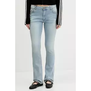 adidas Originals jeans Slim Denim medium waist, KE9801 imagine