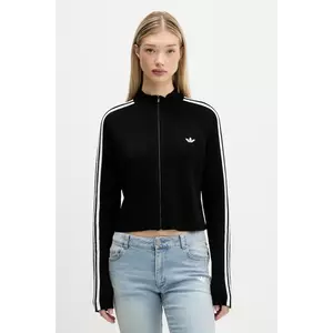 adidas Originals cardigan Slim Knit Tt culoarea negru, JY2597 imagine