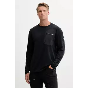 Peak Performance longsleeve sport Freelight culoarea negru, uni, G80161 imagine