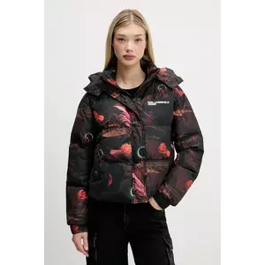 Karl Lagerfeld Jeans geacă culoarea negru, de iarnă, oversize, A4W15025 imagine