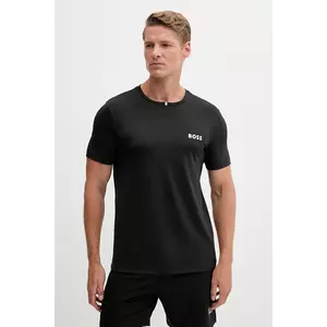 BOSS Green tricou culoarea negru, cu imprimeu, 50543328 imagine