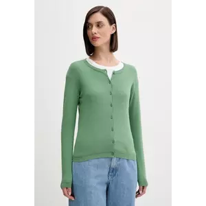 United Colors of Benetton cardigan din bumbac culoarea verde, light, 1091D5558 imagine