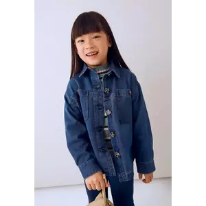 Mayoral cămașă din denim pentru copii culoarea bleumarin, 4135 imagine