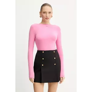 Karl Lagerfeld longsleeve culoarea roz, A4W17045 imagine