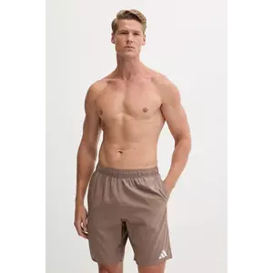 adidas Performance pantaloni scurți de baie Essentials culoarea maro, JX8758 imagine