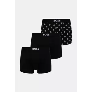 BOSS boxeri 3-pack culoarea negru, 50549832 imagine