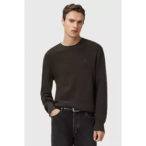 AllSaints pulover din amestec de lână ASPEN CREW culoarea gri, M089KB imagine
