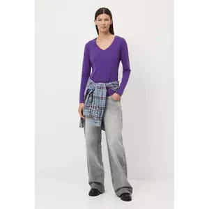 Medicine longsleeve culoarea violet imagine