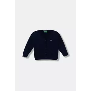 United Colors of Benetton cardigan din bumbac pentru copii culoarea bleumarin, light, 120YG600G imagine