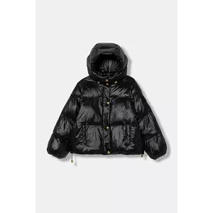 Elisabetta Franchi geacă copii culoarea negru, EFGB133.C.NY065 imagine