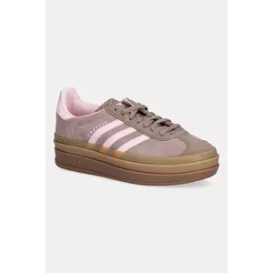adidas Originals sneakers Gazelle Bold W culoarea maro, JQ6436 imagine