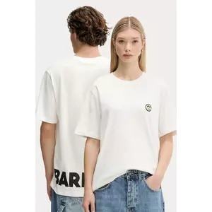 Barrow tricou din bumbac culoarea bej, cu imprimeu, F5BWUATH059 imagine