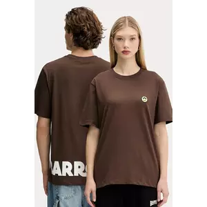 Barrow tricou din bumbac culoarea maro, cu imprimeu, F5BWUATH059 imagine